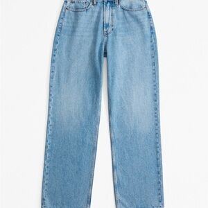 Abercrombie mid-rise slouchy curve size 24 short